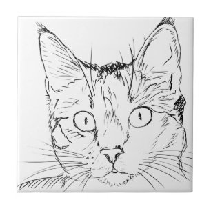 Carreau En Céramique Chat Puddy