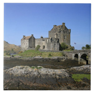 Carreau En Céramique Château d'Eilean Donan, Écosse. Le célèbre Eilean