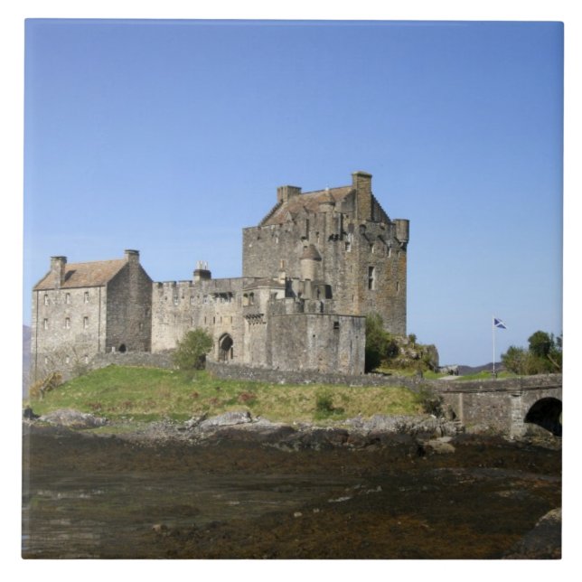 Carreau En Céramique Château d'Eilean Donan, Écosse. Le célèbre Eilean  (Devant)