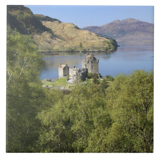 Carreau En Céramique Château Eilean Donan, Écosse. La célèbre Eilée (Devant)