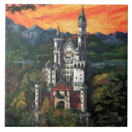 Carreau En Céramique Château Schloss Neuschwanstein