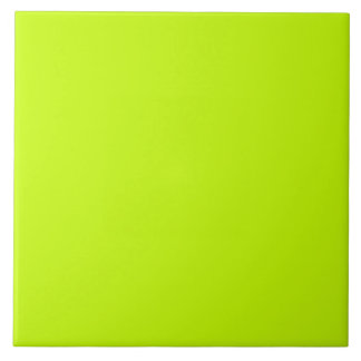 Carreau En Céramique Chaux fluorescente Vert néon jaune Personnalisé