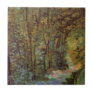 Carreau En Céramique Chemin dans les Bois par Vincent van Gogh