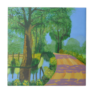 Carreau En Céramique Chemin d'été