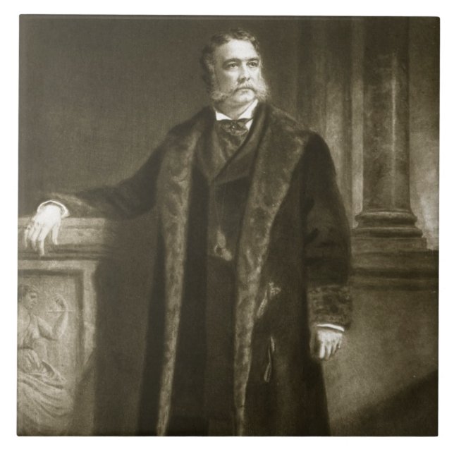 Carreau En Céramique Chester Alan Arthur, 21ème président du St uni (Devant)