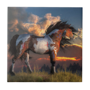 Carreau En Céramique Cheval de bataille