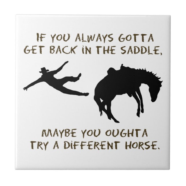 Carreau En Céramique Cheval différent (Devant)