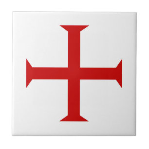 Carreau En Céramique chevaliers templar croix-rouge malta teutonic hôpi