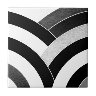 Carreau En Céramique chevrons contemporains sophistiqués élégants chics