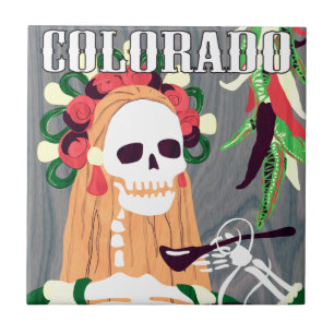 Carreau En Céramique chile colorado (schéma cool)