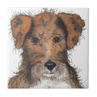 Carreau En Céramique Chiot de Cute Terrier