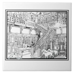 Carreau En Céramique Chiots de barzoï