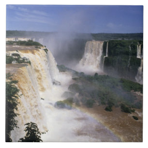 Carreau En Céramique Chutes d'Iguacu, Brésil