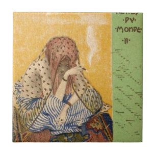 Carreau En Céramique Cigarettes du monde par Raphael Kirchner