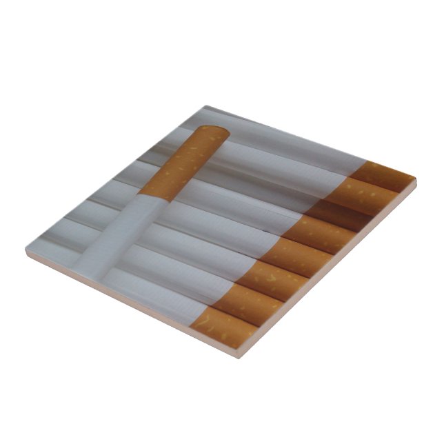 Carreau En Céramique Cigarettes Fumeurs amusants Arrière - plan (Côté)