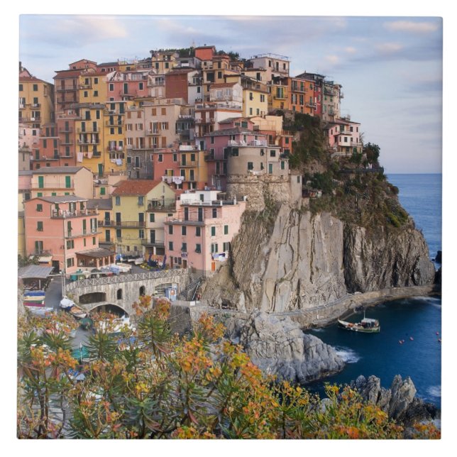 Carreau En Céramique Cinque Terre, Italie (Devant)