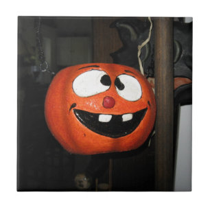Carreau En Céramique Citrouille fou