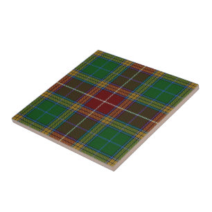 Carreau En Céramique Clan Baxter Ecosse Expressions Tartan