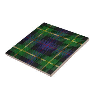 Carreau En Céramique Clan Farquharson Expressions écossaises Tartan