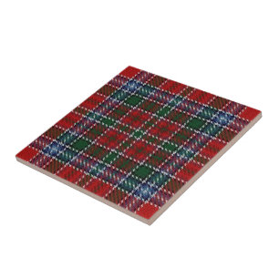 Carreau En Céramique Clan MacBean MacBain Scottish Expressions Tartan