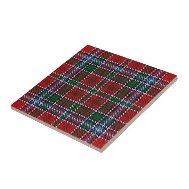 Carreau En Céramique Clan MacBean MacBain Scottish Expressions Tartan (Côté)