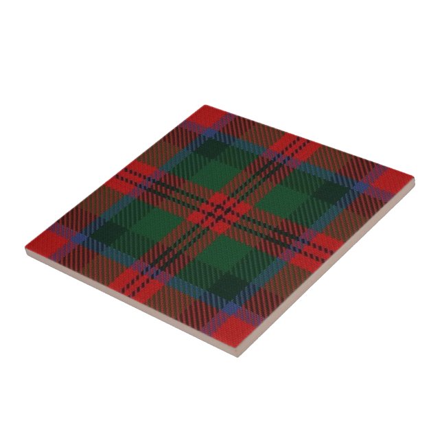Carreau En Céramique Clan MacDuff Expressions écossaises Tartan (Côté)