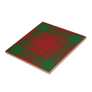 Carreau En Céramique Clan MacQuarrie Scottish Expressions Tartan