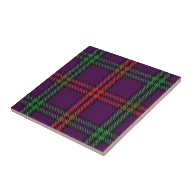 Carreau En Céramique Clan Montgomery Expressions écossaises Tartan (Côté)