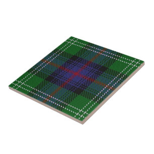 Carreau En Céramique Clan Sutherland Scottish Expressions Tartan