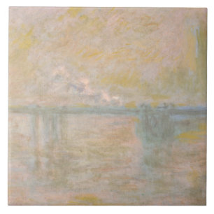 Carreau En Céramique Claude Monet - Pont Charing-Cross à Londres