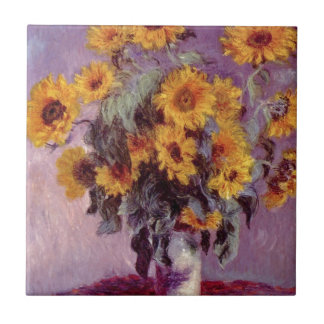 Carreau En Céramique Claude Monet // Tournesols