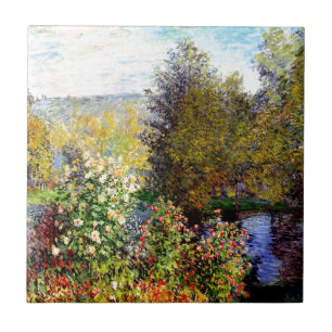 Carreau En Céramique Claude Monet Un coin du jardin à Montgeron