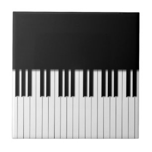 Carreau En Céramique Clés de clavier de piano