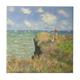 Carreau En Céramique Cliff Walk à Pourville par Claude Monet