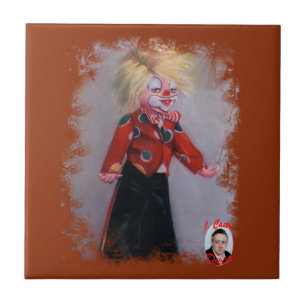 Carreau En Céramique Clown/Pallaso/Clown