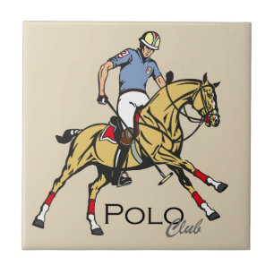 Carreau En Céramique club de sport équestre de polo