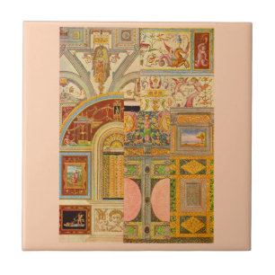 Carreau En Céramique collage italien baroque de motifs