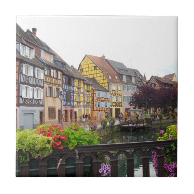 CARREAU EN CÉRAMIQUE COLMAR FRANCE (Devant)