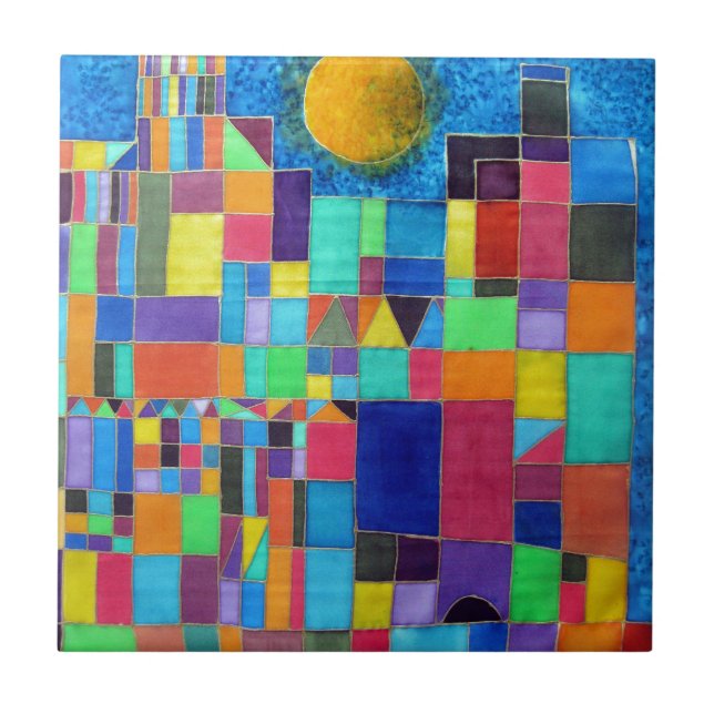 Carreau En Céramique Comme Paul Klee (Devant)