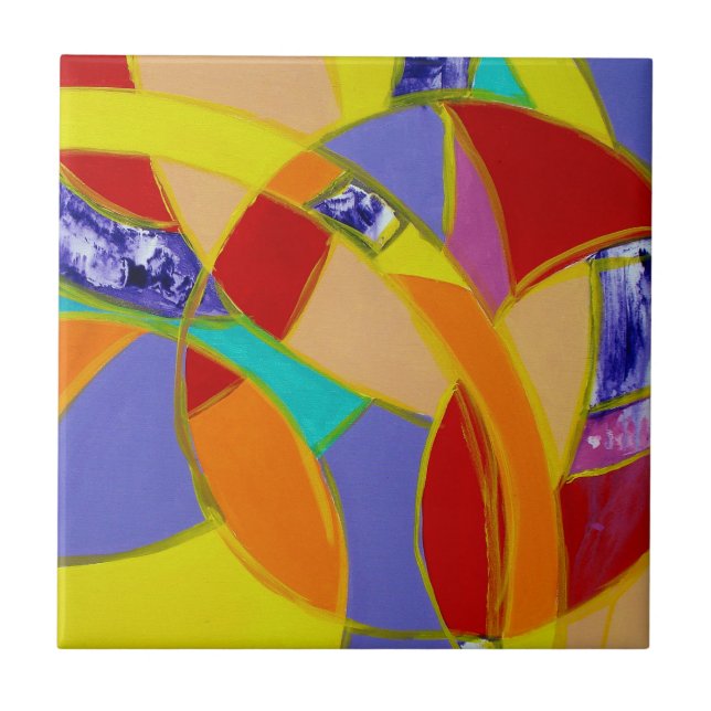 Carreau En Céramique Composition #5 par Michael Moffa (Devant)