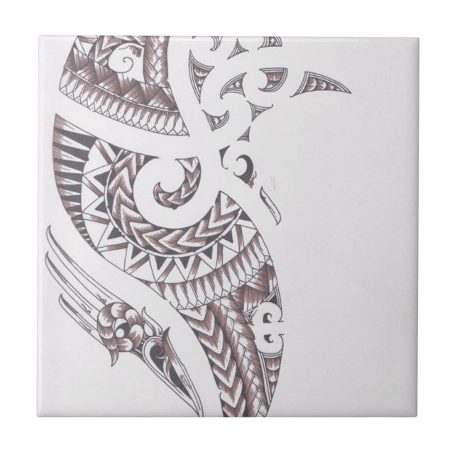 Carreau En Céramique concepteur de luxe maori (Devant)