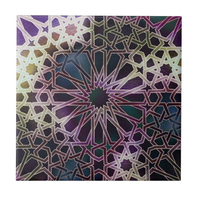 Carreau En Céramique Conception d'Alhambra (Devant)