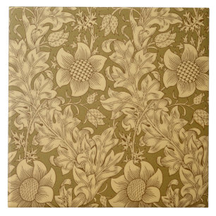 Carreau En Céramique Conception de papier peint de "fritillaire", 1885