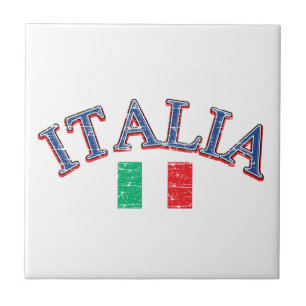 Carreau En Céramique Conception du football de l'Italie