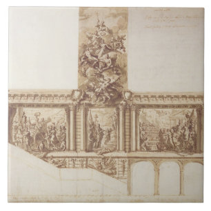 Carreau En Céramique Conception pour les murs de plafond et l'escalier