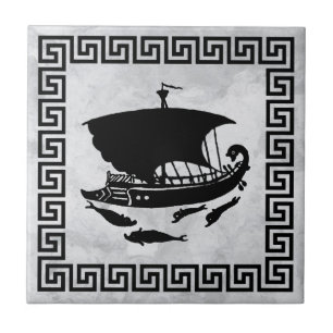 Carreau En Céramique Conception principale grecque