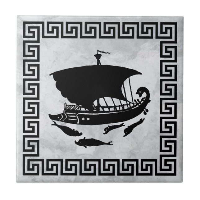 Carreau En Céramique Conception principale grecque (Devant)