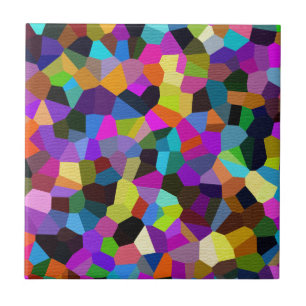 Carreau En Céramique Confetti dans les tons bijoux