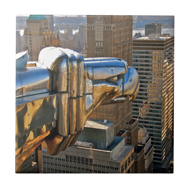 Carreau En Céramique Construction de Chrysler : Gargouille (Devant)