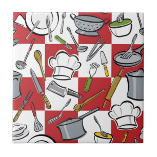 Carreau En Céramique Contrôle d'outils de cuisine